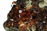 Gemmy Grossular Garnets on Hedenbergite - Vesper Peak, Washington #175443-2